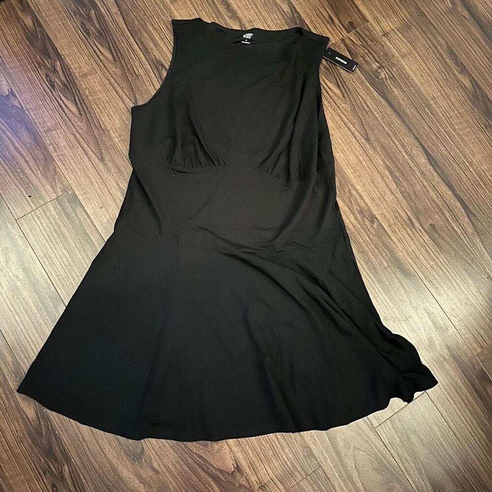 NWT Express High Compression body contour dress black xl